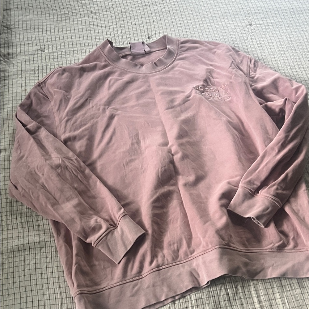 adidas Dusty Pink Crewneck Sweatshirt